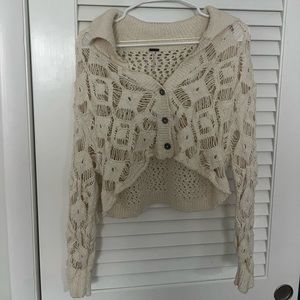 Free People Sedona Cardi - Cream